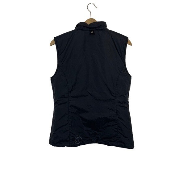 Burton Black Puffer Vest Large Lightweight Outdoor Snowboarding Zip Up Women's - Picture 4 of 8